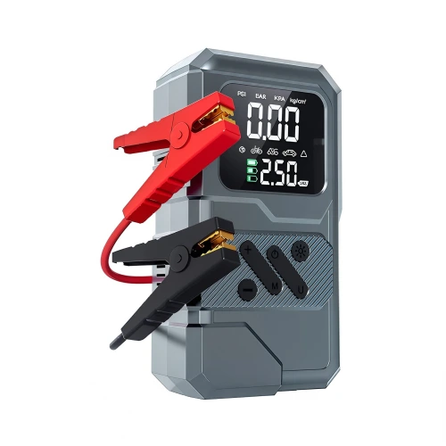 Leerfei ST-9654 Dijital Göstergeli Hava Pompası | Akü Şarj Takviyesi | Powerbank