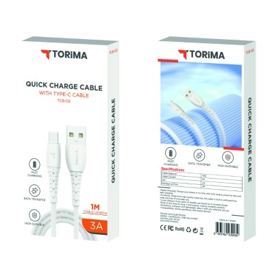 Tcb-02 Type-C 3.0 Amper 1m Hızlı Usb Kablo Tcb-02 Type-C 3.0 Amper 1m Hızlı Usb Kablo