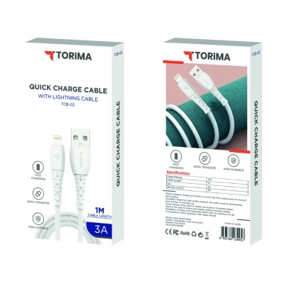 Tcb-02 Ligtning 3.0 Amper 1m Hızlı Usb Kablo