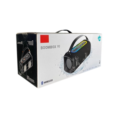 BoomBox 990 Çift Bass Led Işıklı Bluetooth Speaker
