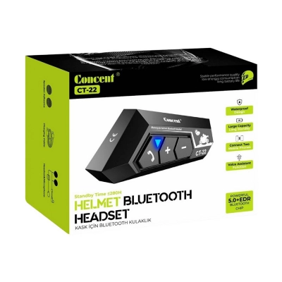 CT22 Kask Kulaklığı Intercom Sistemi CT22 Kask Kulaklığı Intercom Sistemi