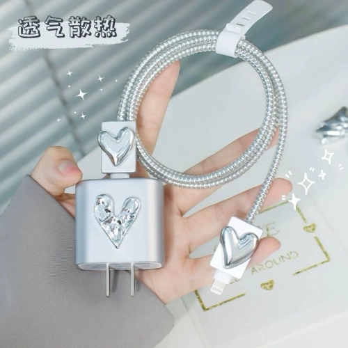 Şarj Başlığı Ve Spiralli Kablo Koruyucu