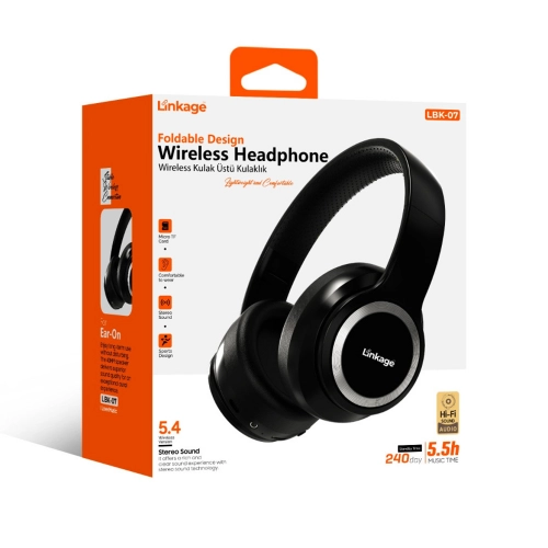 Linkage LBK-07 Kulak Üstü Bluetooth Kulaklık Linkage LBK-07 Kulak Üstü Bluetooth Kulaklık