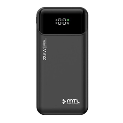 MTL MT4310 10000 mAh 22.5W PD Kablolu Powerbank | LCD Gösterge MTL MT4310 10000 mAh 22.5W PD Kablolu Powerbank | LCD Gösterge