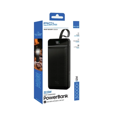 Acl PW-124 30000 Mah 22.5W Powerbank | LCD Göstergeli Acl PW-124 30000 Mah 22.5W Powerbank | LCD Göstergeli