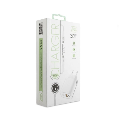 Subzero SG76 38W Usb/Pd Girişili Type-C Turbo Şarj Aleti Subzero SG76 38W Usb/Pd Girişili Type-C Turbo Şarj Aleti