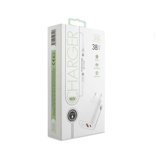 Subzero SG76 38W Usb/Pd Girişili Type-C Turbo Şarj Aleti Subzero SG76 38W Usb/Pd Girişili Type-C Turbo Şarj Aleti