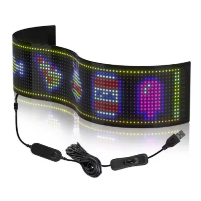 10x37cm LF-1664 Telefon Kontrollü |Kumandalı | Esnek 10W Led Matrix Panel 10x37cm LF-1664 Telefon Kontrollü |Kumandalı | Esnek 10W Led Matrix Panel