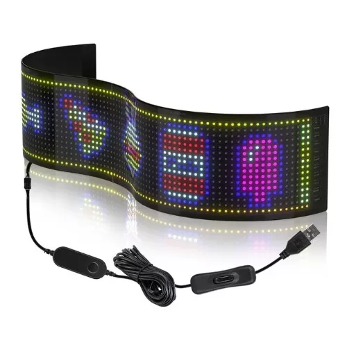 10x37cm LF-1664 Telefon Kontrollü |Kumandalı | Esnek 10W Led Matrix Panel 10x37cm LF-1664 Telefon Kontrollü |Kumandalı | Esnek 10W Led Matrix Panel