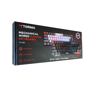 TK-06 Mekanik Rgb Işıklı Kablolu Q Klavye