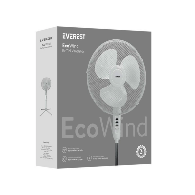 Everest EcoWind Ev Tipi Vantilatör | FAN10