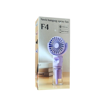 F4 Mini Şarjlı Spreyli Fan | Sulu