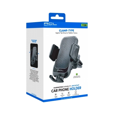 ACL T120 Izgara Tipi Araç İçi Telefon Tutucu ACL T120 Izgara Tipi Araç İçi Telefon Tutucu