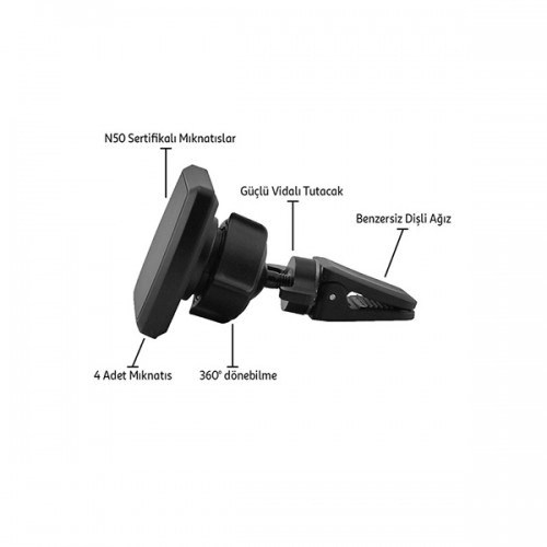 Mobilmoods MB-AV01 Mıknatıslı Araç Telefon Tutucu Mobilmoods MB-AV01 Mıknatıslı Araç Telefon Tutucu
