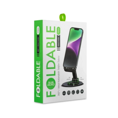 Subzero FD44 Metal Masa Telefon Tutacagı 360 Derece Döner