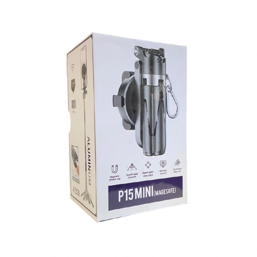 P15 Mini 360 Derece Ayarlanabilir Mıknatıs Özellikli Tripodlu Selfie Gimbal