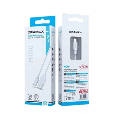 Dramex D21LK Lightning 2.1 Amper Usb Kablo Dramex D21LK Lightning 2.1 Amper Usb Kablo