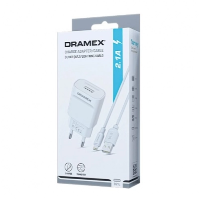 Dramex D21L Lightning 2.1 Amper Usb Ev Şarj Aleti
