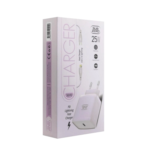 Subzero Sg92 PD Lightning 25W Hızlı Şarj Seti