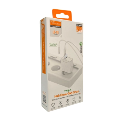 Lucatech Lc115 Type-C 4.2A 22W Şarj Aleti