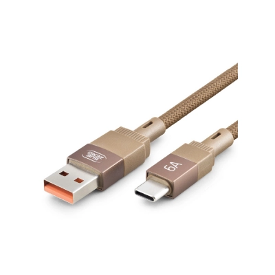Subzero CL166 USB Type-C Örgülü 6A Hızlı Şarj | Data Kablosu