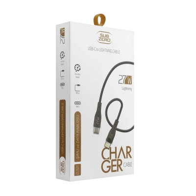 Subzero CL121 Type-C Lightning 27W Hızlı Lightning Şarj Kablosu