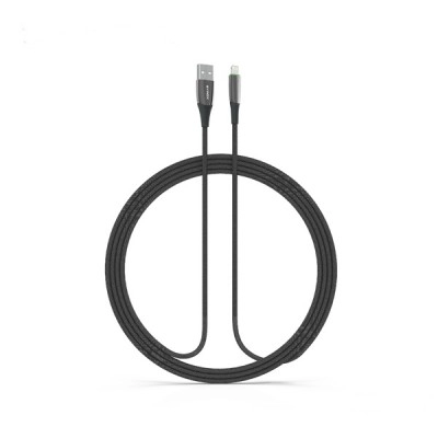 Syrox C134AL 2.4 Amper Spiral Metal Örgülü İphone Fast Kablo | Led