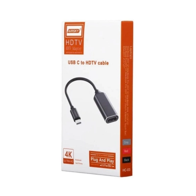 Airsky HC-03 Type-C - HDTV Dönüştürücü Kablo Airsky HC-03 Type-C - HDTV Dönüştürücü Kablo