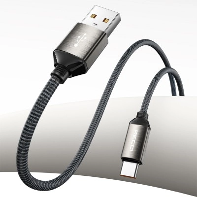 Recci RS35C USB-A to Type-C 6A Hızlı Şarj Özellikli Örgülü Data ve Şarj Kablosu 1M Recci RS35C USB-A to Type-C 6A Hızlı Şarj Özellikli Örgülü Data ve Şarj Kablosu 1M