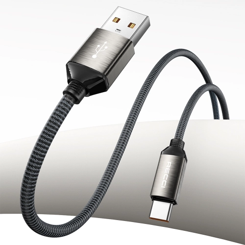 Recci RS35C USB-A to Type-C 6A Hızlı Şarj Özellikli Örgülü Data ve Şarj Kablosu 1M Recci RS35C USB-A to Type-C 6A Hızlı Şarj Özellikli Örgülü Data ve Şarj Kablosu 1M