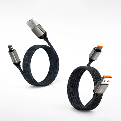 Recci RS35C USB-A to Type-C 6A Hızlı Şarj Özellikli Örgülü Data ve Şarj Kablosu 1M Recci RS35C USB-A to Type-C 6A Hızlı Şarj Özellikli Örgülü Data ve Şarj Kablosu 1M