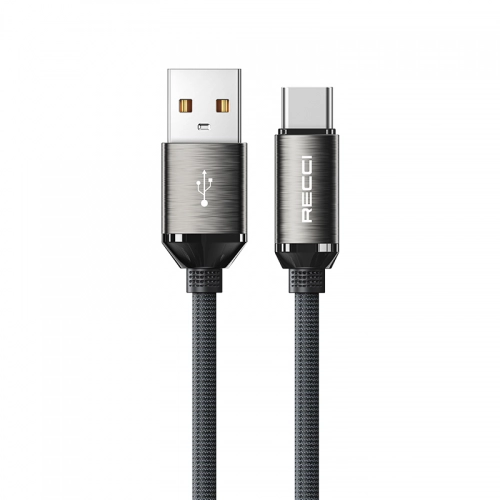 Recci RS35C USB-A to Type-C 6A Hızlı Şarj Özellikli Örgülü Data ve Şarj Kablosu 1M Recci RS35C USB-A to Type-C 6A Hızlı Şarj Özellikli Örgülü Data ve Şarj Kablosu 1M