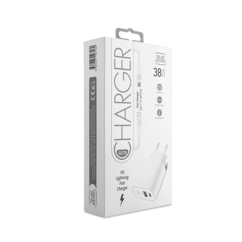 Subzero SG78 38W Usb/Pd Girişili Ligtning Fast Şarj Aleti Subzero SG78 38W Usb/Pd Girişili Ligtning Fast Şarj Aleti