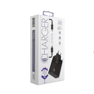 Subzero SG88 65W USB - PD - PD Girişli Süper Fast Type-C Şarj Aleti | Turbo Göstergeli Subzero SG88 65W USB - PD - PD Girişli Süper Fast Type-C Şarj Aleti | Turbo Göstergeli