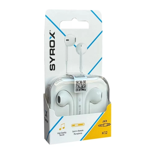 Syrox K12 İphone5 Mikrofonlu Kulaklık Syrox K12 İphone5 Mikrofonlu Kulaklık