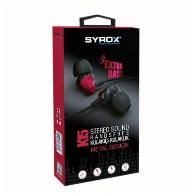 Syrox Syx-K15 Metal Mikrofonlu Kulaklık