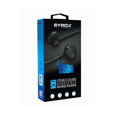 Syrox Syx-K16 Metal İphone Gör. Mikrofonlu Kulaklık Syrox Syx-K16 Metal İphone Gör. Mikrofonlu Kulaklık
