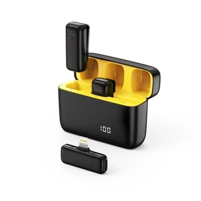 Blic K6 Lightning Girişli Bluetooth Yaka Mikrofonu | 2'li Set