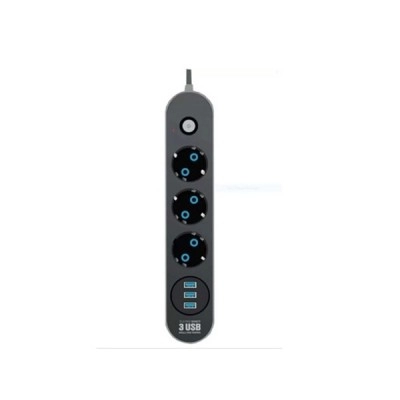 Fulltech 3'lü Termal Akım Korumalı Priz FTR-01 | 3 x Usb Fulltech 3'lü Termal Akım Korumalı Priz FTR-01 | 3 x Usb