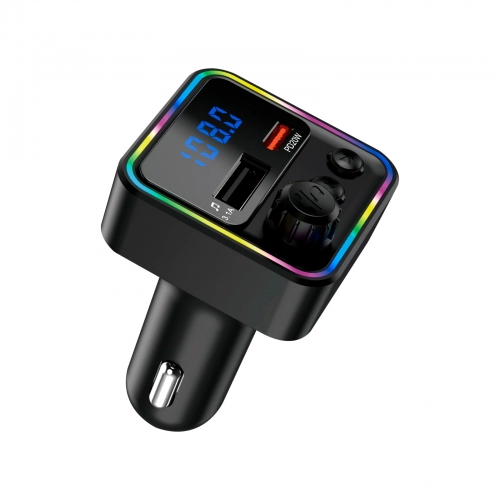 ACL AFT-14 RGB PD20W 3.1A Fm Transmitter | PD Hızlı Araç Şarjı ACL AFT-14 RGB PD20W 3.1A Fm Transmitter | PD Hızlı Araç Şarjı