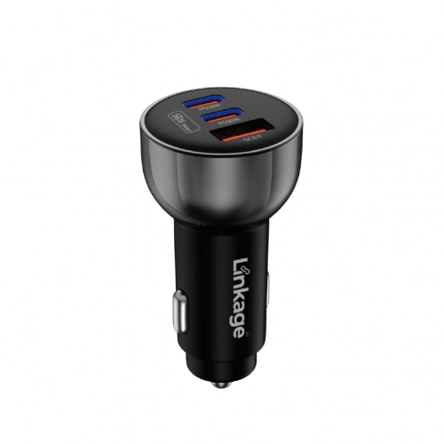 Linkage LNC-01 60W 3A PD Hızlı Araç Şarj Başlık | 1 x Usb 2 x Type-C