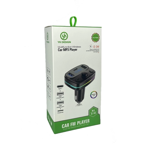 Yk Design FT600 Bluetooth Fm Transmitter Yk Design FT600 Bluetooth Fm Transmitter