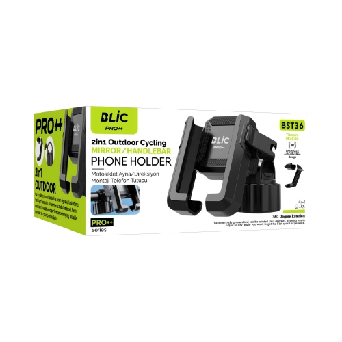Blic Bst36 Bisiklet | Motosiklet Telefon Tutucu | Titreşim Önleyici | Gidon ve Ayna Bağlantısı Blic Bst36 Bisiklet | Motosiklet Telefon Tutucu | Titreşim Önleyici | Gidon ve Ayna Bağlantısı