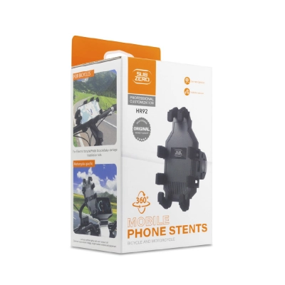 Subzero HR92 Bisiklet | Motosiklet Telefon Tutucu | 360 Derece Döner Subzero HR92 Bisiklet | Motosiklet Telefon Tutucu | 360 Derece Döner