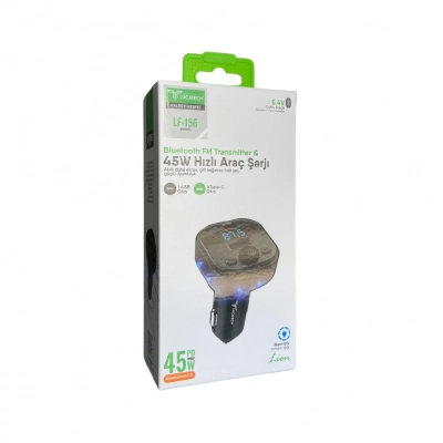 Lucatech LF-156 45W PD Bluetooth Fm Transmitter Lucatech LF-156 45W PD Bluetooth Fm Transmitter