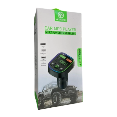 Yk Design FT605 Bluetooth Fm Transmitter Yk Design FT605 Bluetooth Fm Transmitter