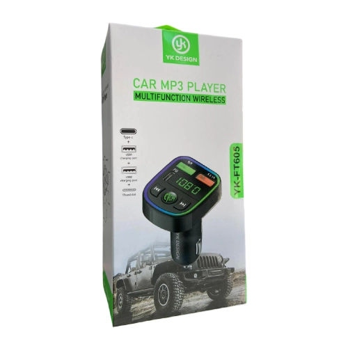 Yk Design FT605 Bluetooth Fm Transmitter Yk Design FT605 Bluetooth Fm Transmitter