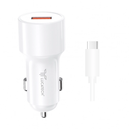 Lucatech LC157 USB Araç Şarjı | 33 Watt | Type-C Kablolu