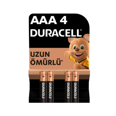 Duracell AAA İnce Pil | 4 Adet Duracell AAA İnce Pil | 4 Adet