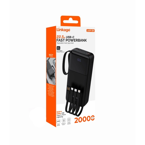 Linkage LKP59 20000 Mah 22.5W Powerbank Linkage LKP59 20000 Mah 22.5W Powerbank